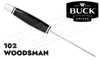 Buck Knives 102 Woodsman - Black Phenolic #0102BKS-B