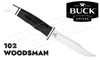 Buck Knives 102 Woodsman - Black Phenolic #0102BKS-B