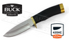 BUCK VANGUARD FIXED BLADE KNIFE WITH RUBBER HANDLE #692BKS-B