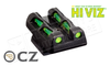 HiViz LiteWave Interchangeable Rear Sight for CZ-75/85 & P-01 #CZLW11