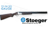 STOEGER IGA CONDOR SPECIAL SHOTGUN, NICKEL PLATED RECEIVER, SINGLE TRIGGER #3102X