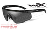 Wiley X Saber Advanced Shooting Glasses Combo with Gray, Clear and Rust Lenses and Matte Black Frame #309