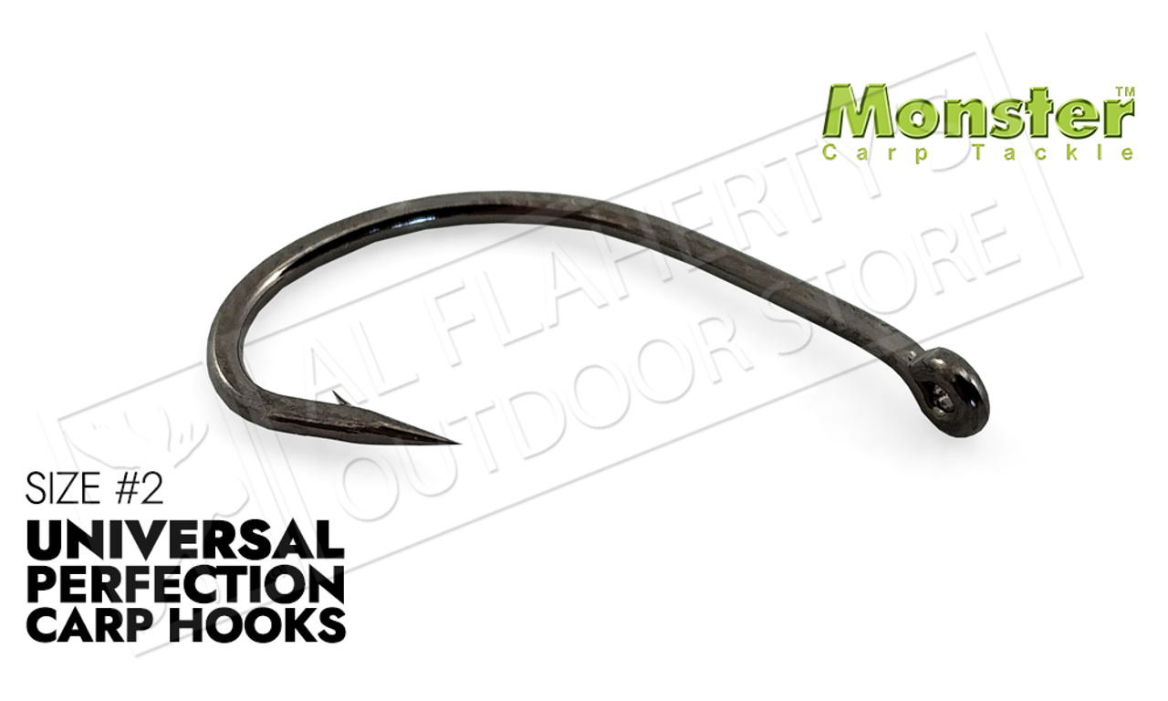 Monster Carp Universal Perfection Hooks, Size #02, pack of 10 #MCUP02