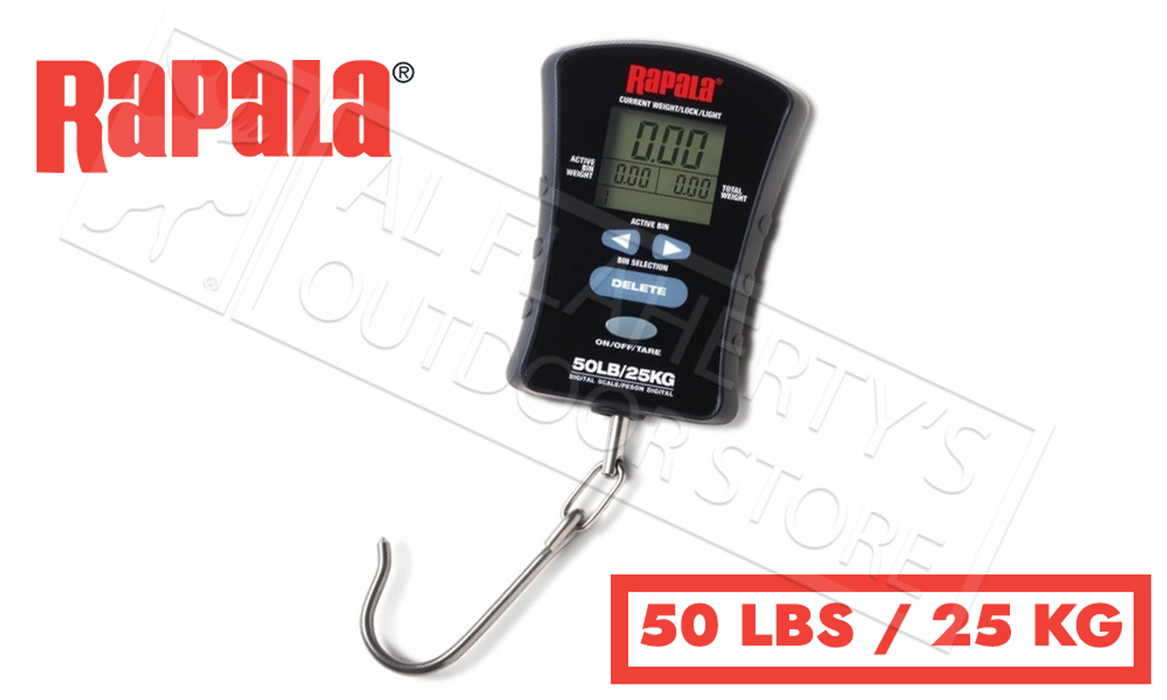 Rapala Compact Touch Screen Fish Scale 50lbs #RCTDS50 - Al