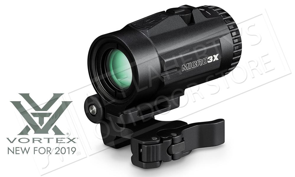 Vortex Micro 3X Magnifier - 3x Power with QD Mount #V3XM Vortex Micro 3X Magnifier - 3x Power with QD Mount #V3XM