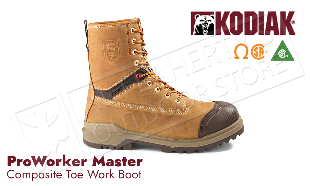 Kodiak ProWorker Master Leather with Composite Toe Inch Work