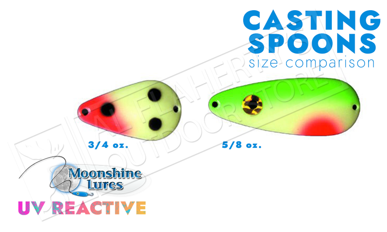 Moonshine Lures Casting Spoon 3/4 oz #54210172 - Al Flaherty's Outdoor Store