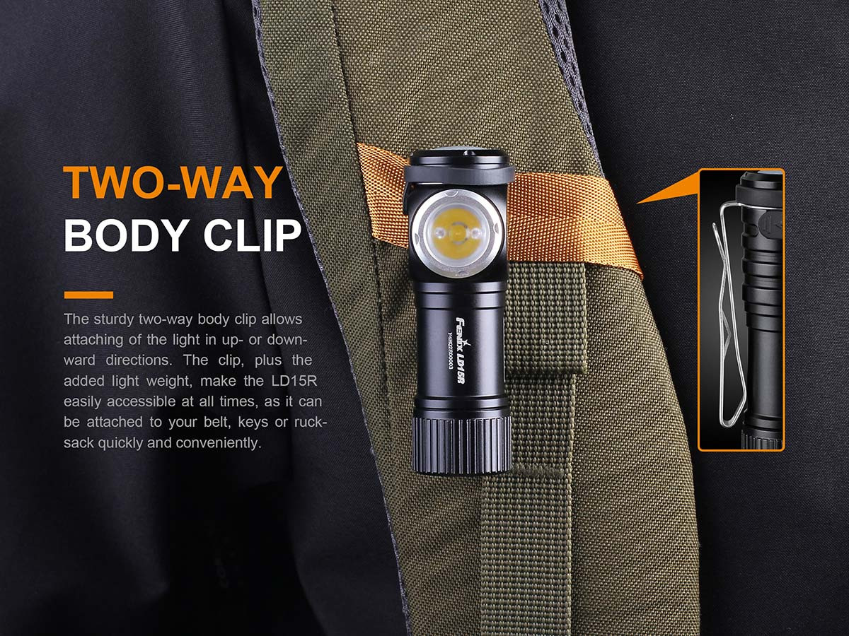 Fenix Right Angle Flashlight #LD15R Al Flahertys Outdoor Store
