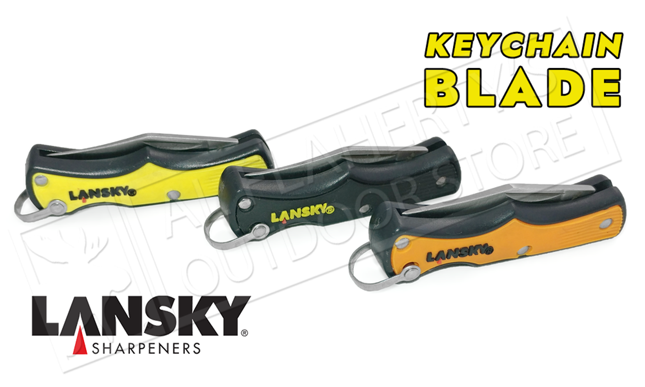 Lansky Knife - Folding Keychain Knife, Various Colours #LKN-040