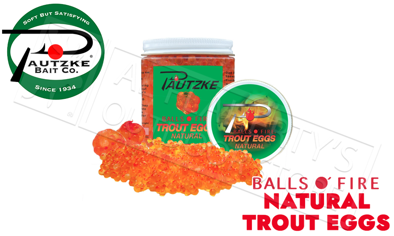 Pautzke Bait Co. Natural Balls O'FireTrout Eggs #PTRT/NAT - Al Flaherty's  Outdoor Store