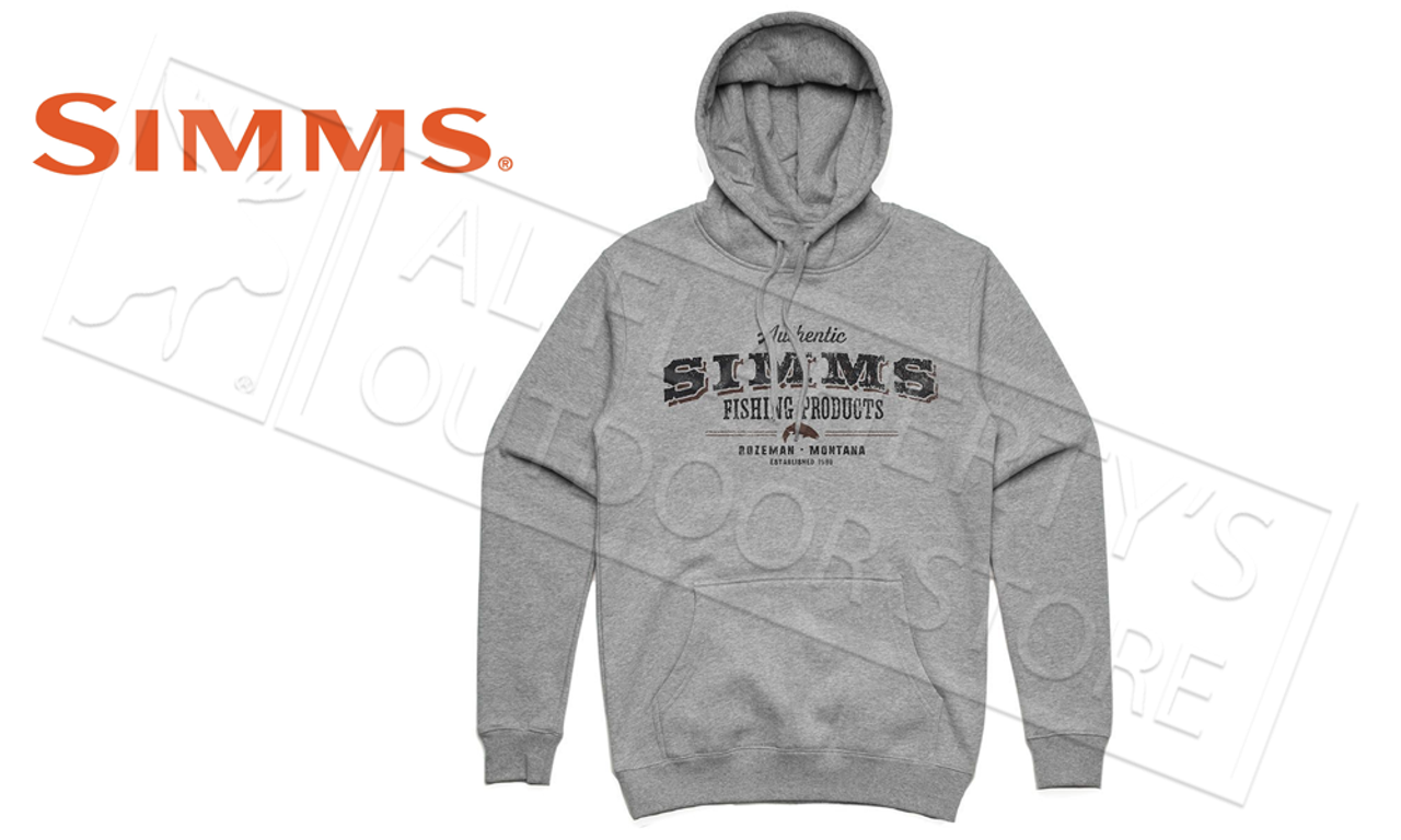 Fishing Hoody Simms Two Tone Grey Heather