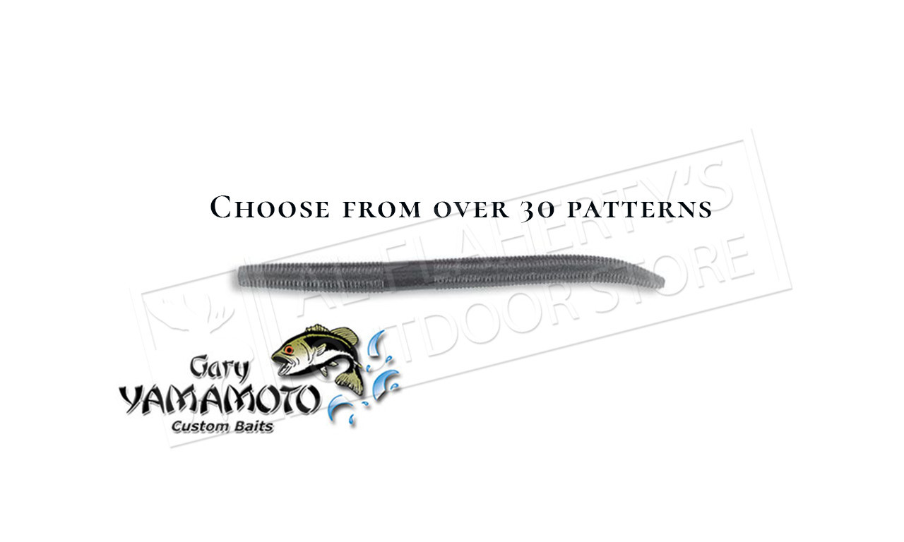 Gary Yamamoto Yamasenko 5-Inch Worms, Various Patterns #9-10 - Al  Flaherty's Outdoor Store