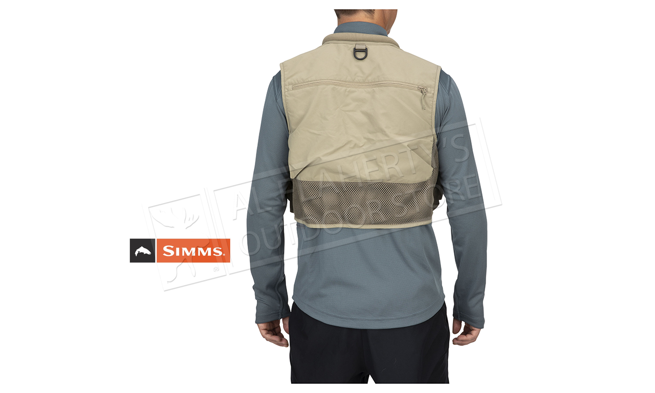 Simms Tributary Fishing Vest, Tan #13243-276 - Al Flaherty's