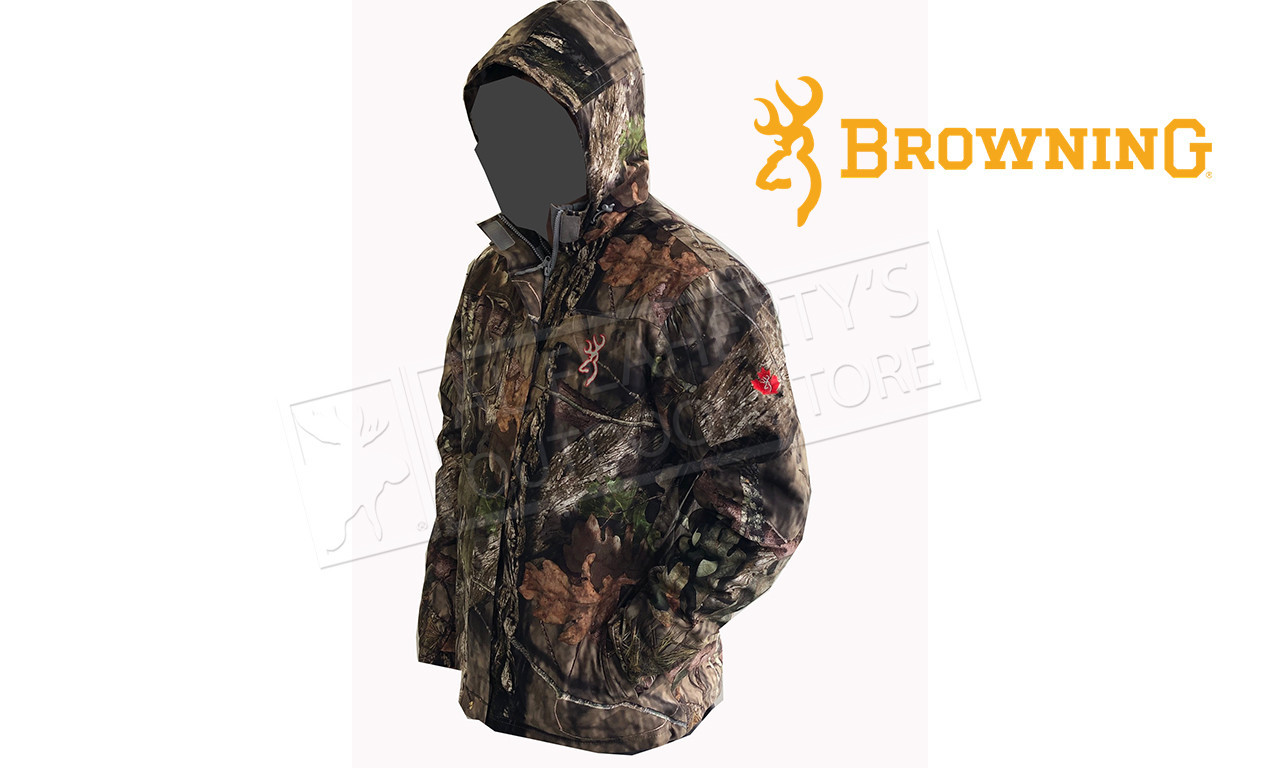 Men's Water Resistant Camo Hunting Jacket-Mossy Oak Break Up Country