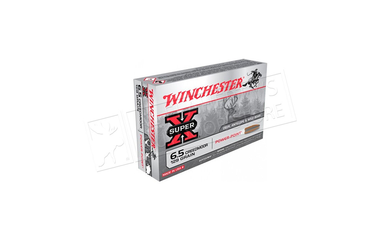 Winchester 6.5 Creedmoor SuperX, 129 Grain Power Point, box of 20 X651 Al Flaherty's Outdoor