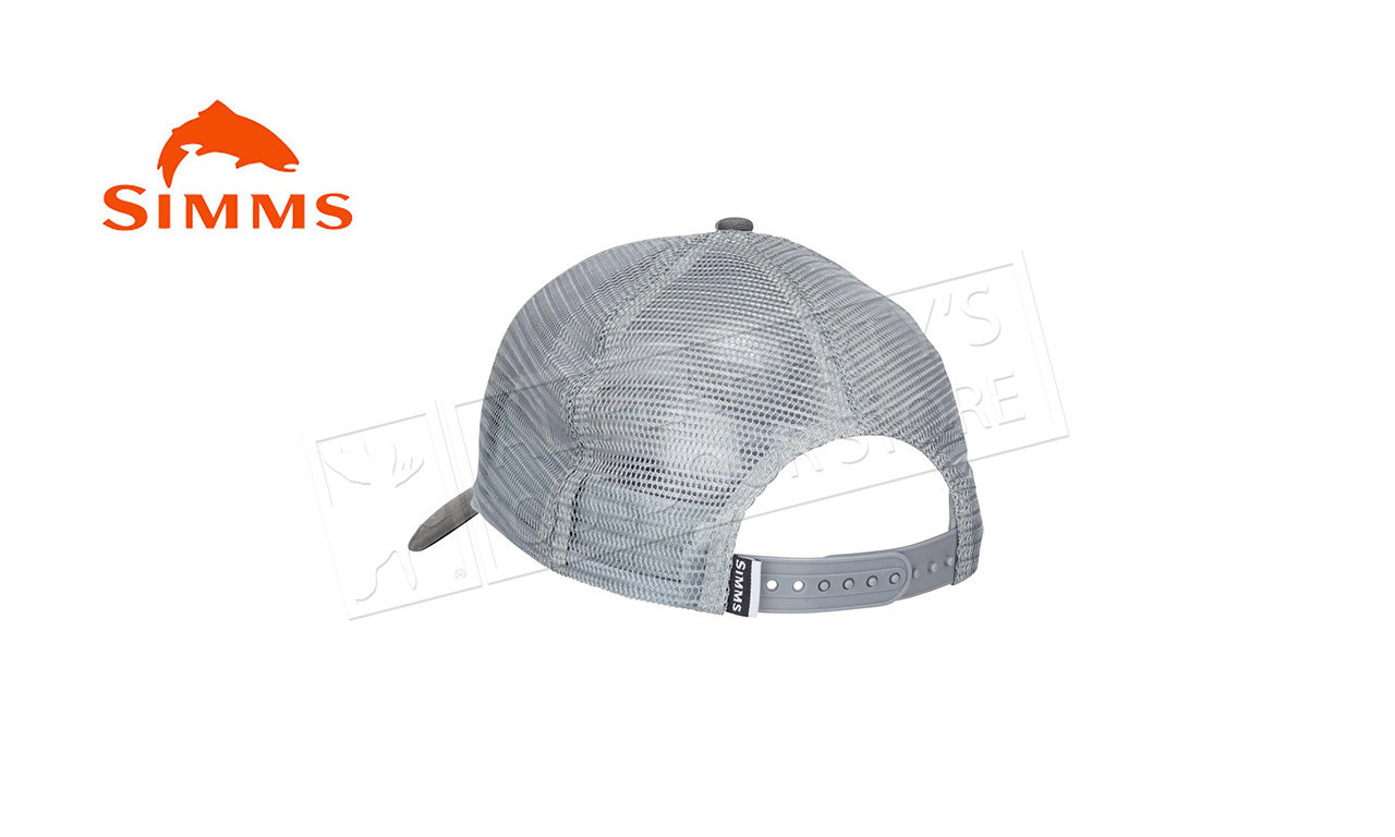 Simms Salmon Icon Trucker Hat - Slate - NEW with Tags!