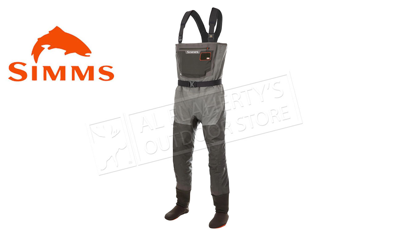 Simms Men's G3 Guide Stocking Foot Wader, Gunmetal #13476-042 - Al  Flaherty's Outdoor Store