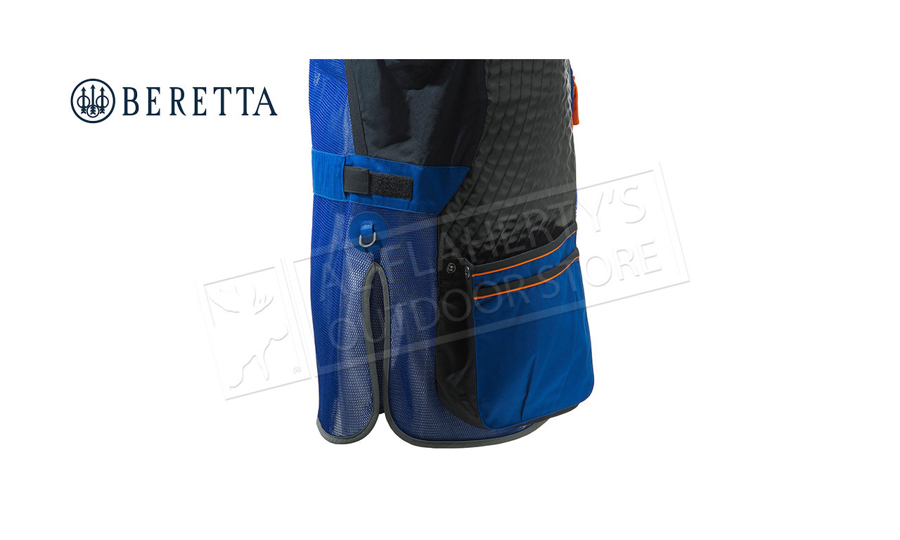 Beretta Sporting Evo Vest, Blue, Black & Orange #GT911T155305C6 