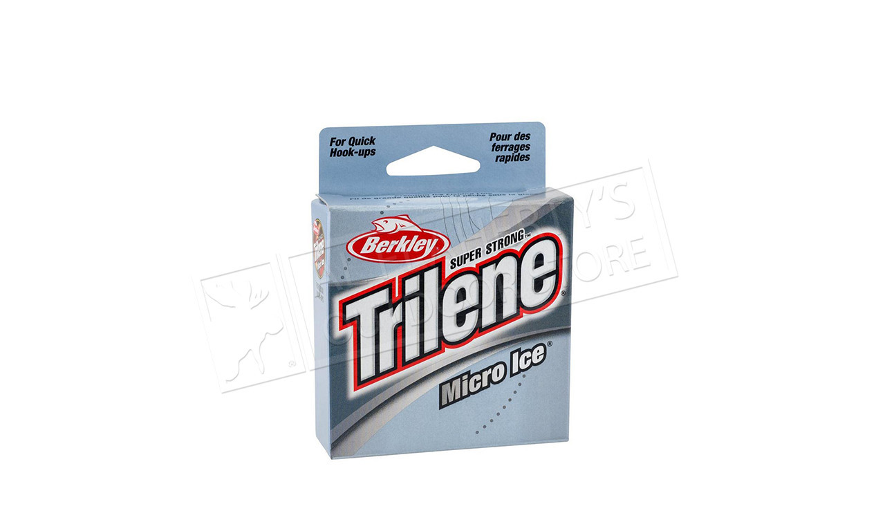 Berkley Trilene Micro Ice Fishing Line, Clear, 110 Yard Spool, 4