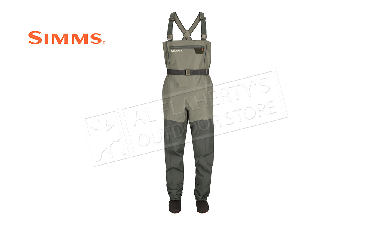 Simms Men's Tributary Stocking Foot Wader, Basalt #14412-1034 - Al