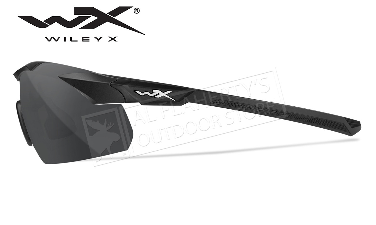 Wiley X Vapor Comm Shooting Glasses with Grey/Clear/Light Rust