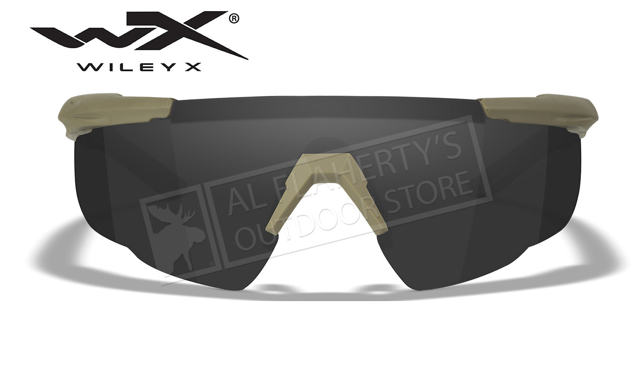Wiley X Saber Advanced Shooting Glasses with Grey/Clear/Rust/Matte