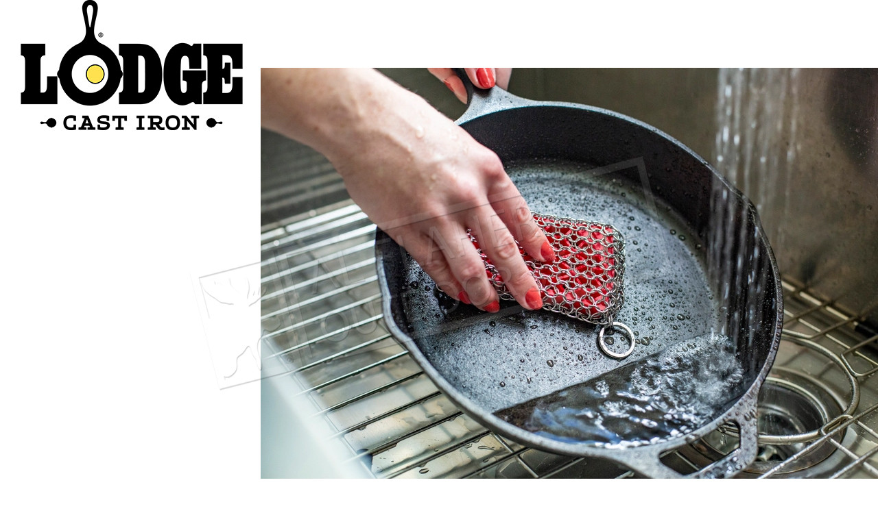 Lodge Chainmail Scrubbing Pad #ACM10R41 - Al Flaherty's Outdoor Store