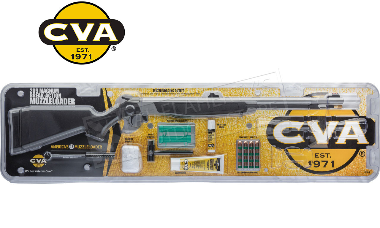 CVA Wolf V2 Stainless Steel Muzzleloading Outfit , 50 Cal