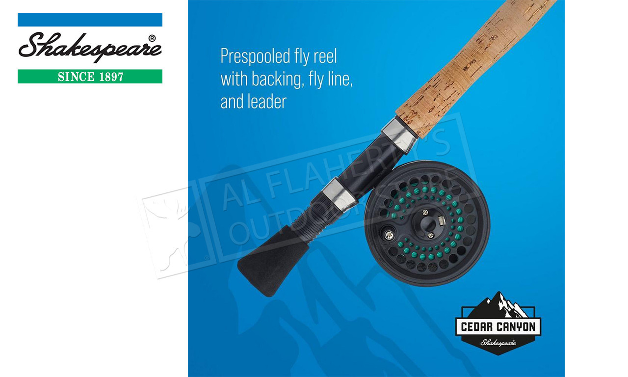 Shakespeare Cedar Canyon Premier Fly Combo 7/8 #SCBOCCP9F78W - Al