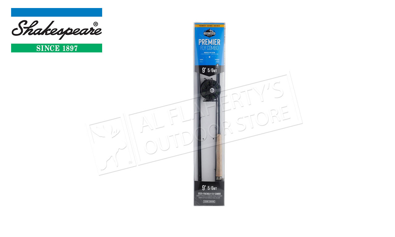 Shakespeare Cedar Canyon Premier Fly Combo 7/8 #SCBOCCP9F78W - Al