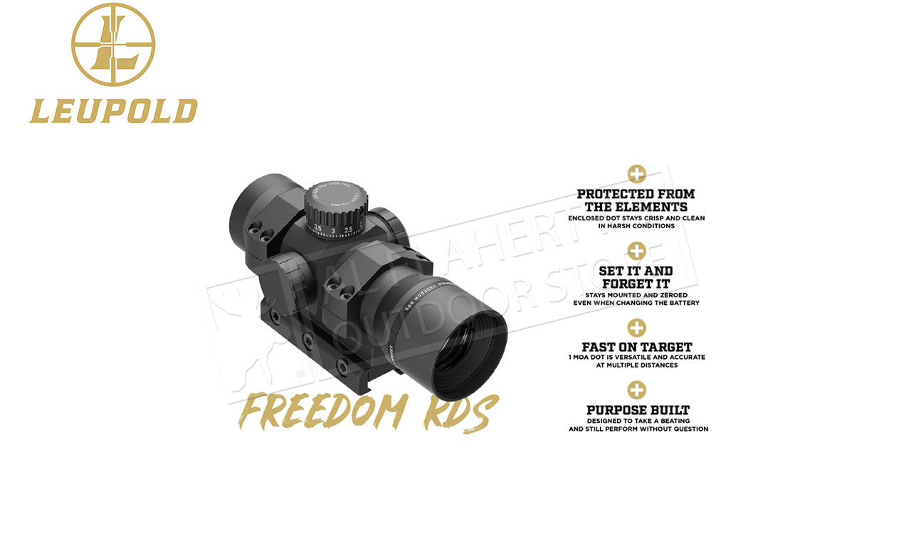 Leupold Freedom - RDS (34mm) Red Dot 1.0 MOA Dot with Mount