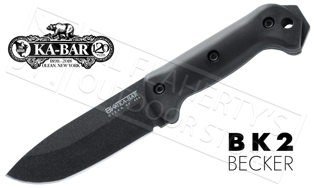 KA-BAR Becker Campanion Fixed Blade #BK2 - Al Flaherty's Outdoor Store