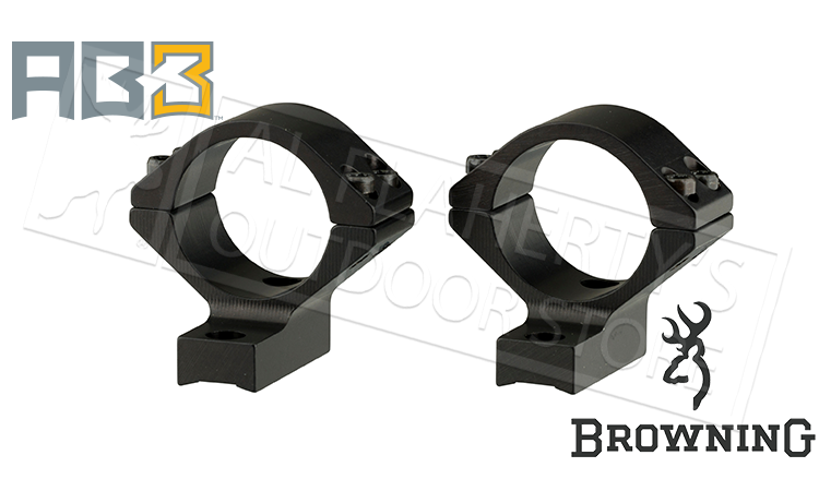 Browning A-Bolt Integrated Scope Base Set - Intermediate Height Matte Finish Ring Mount