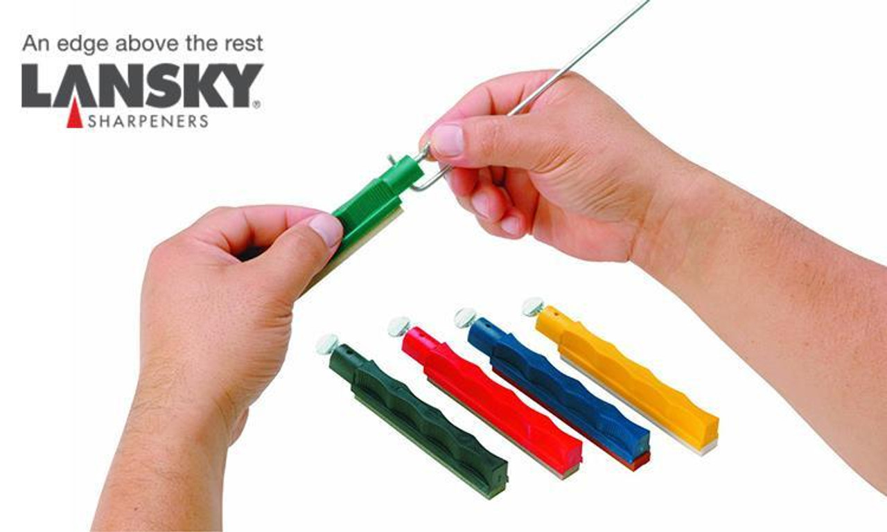 Lansky Professional Sharpening System, 5 Hone Stones + Guide Rods + Oil  #LKCPR 