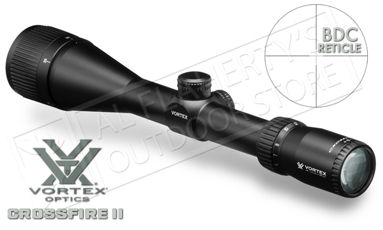 Vortex Crossfire II 624x50mm Scope with BDC Reticle and Adjustable