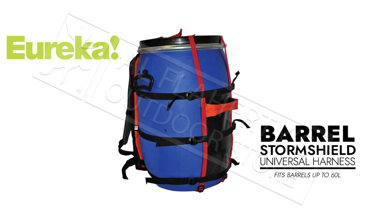 Eureka StormShield Universal Dry Storage Barrel Harness for Canoeing and Camping 