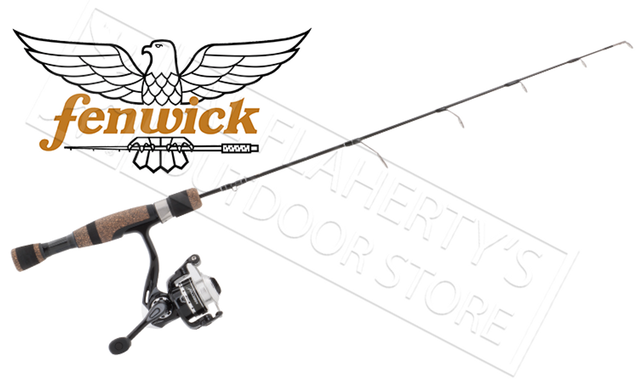 Fenwick NightHawk Ice Fishing Combo, 26 Light or Medium Light Action  #FNHICE26xCBO - Al Flaherty's Outdoor Store