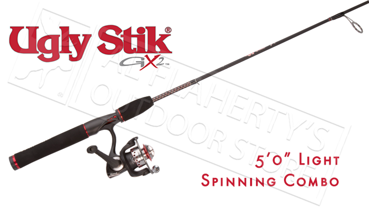 ugly stik gx2 travel spinning combo