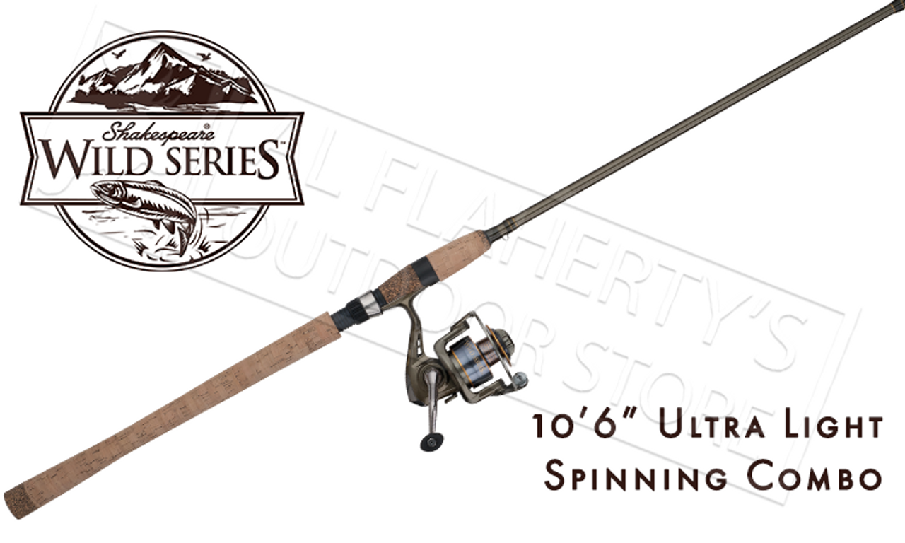 Shakespeare Wild Series SalmonSteelhead Spinning Combo, 10'6 Ultra Light  #WILDSS1062UL35