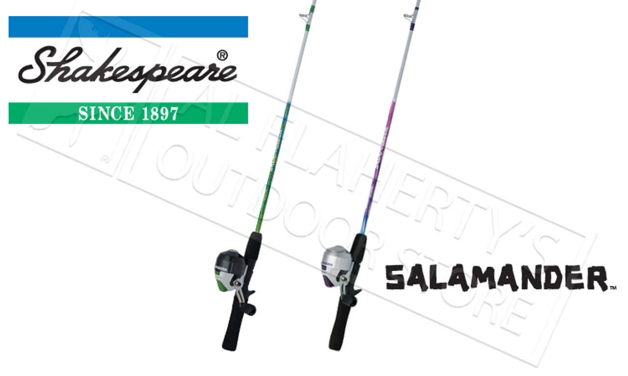 Shakespeare Salamander Youth Spincast Combos, 4'6