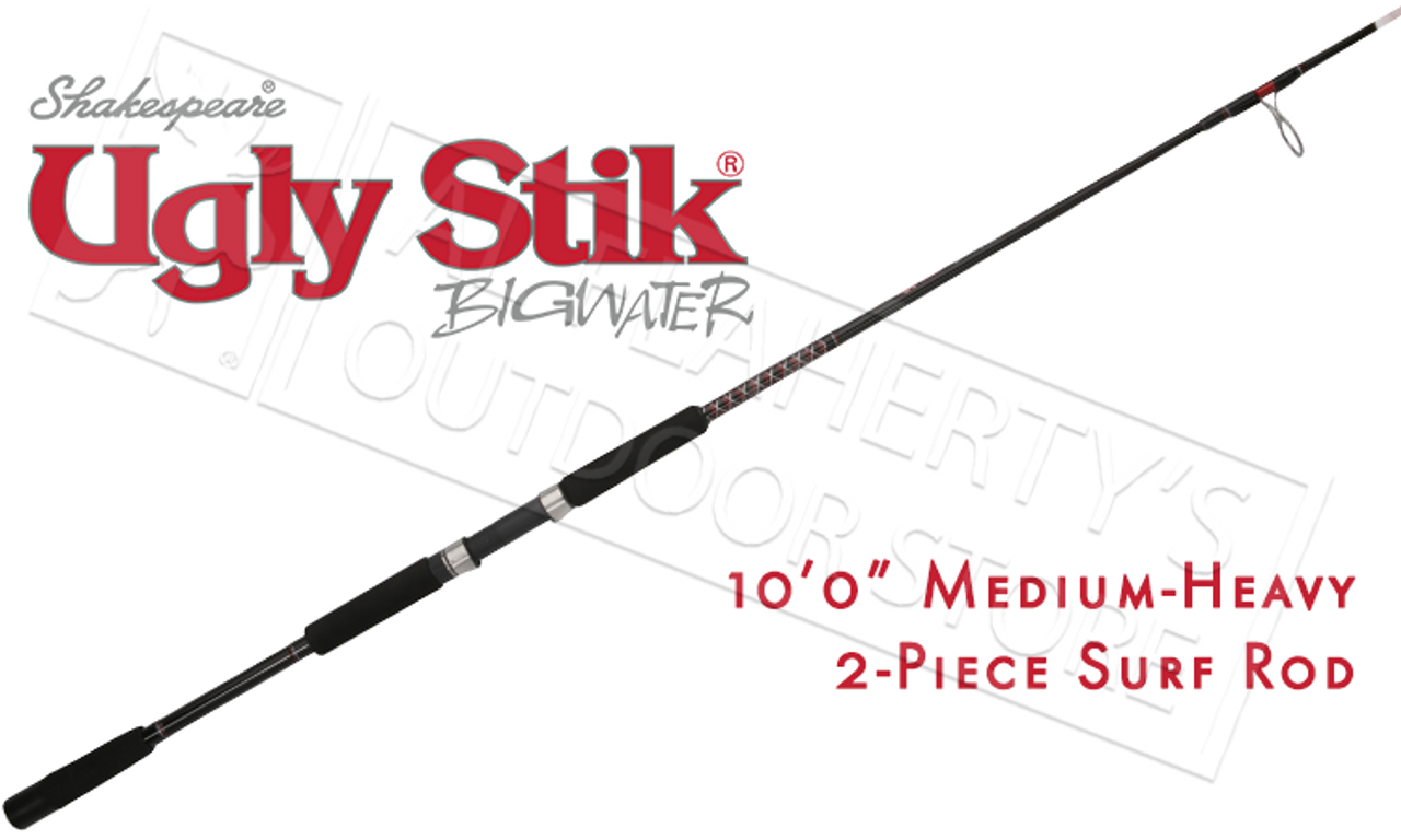 Ugly Stik BigWater Surf Rod, 10' 2-Piece Medium-Heavy #USBWSF1530S102