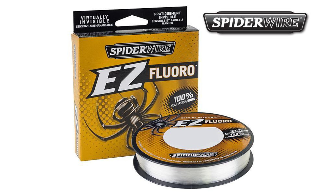 Spiderwire EZ Fluoro Fishing Line, Clear, 200 Yard Spools #SEZFFS