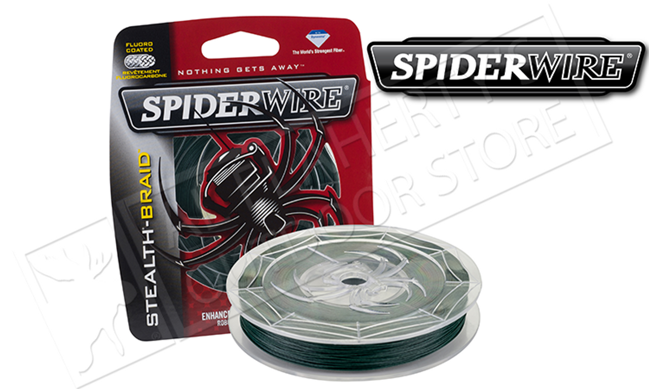 Spiderwire Stealth Braid Fishing Line, Moss Green, 200 Yard Spools  #SCSxxG-200 - Al Flaherty's Outdoor Store