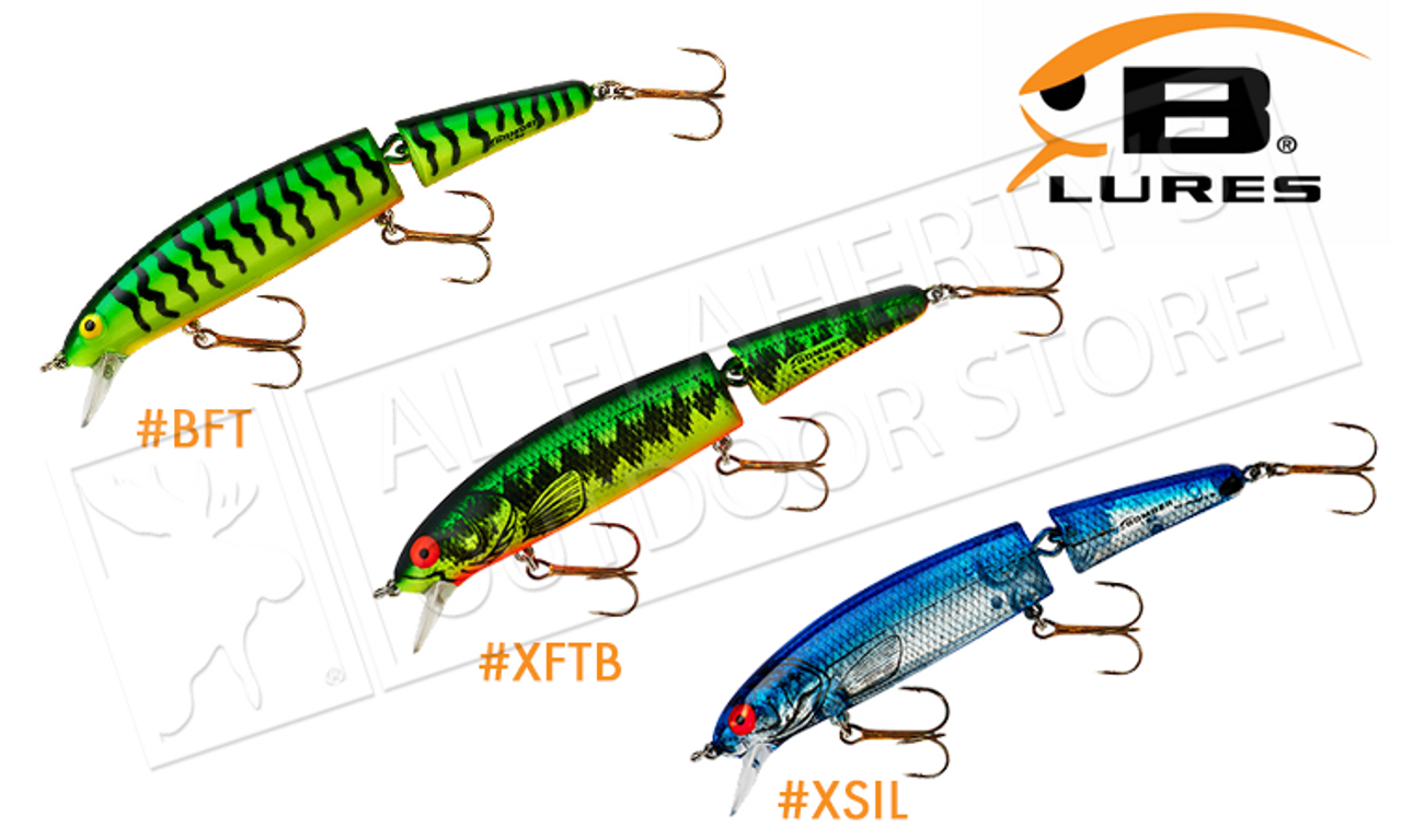 Bomber Lures Jointed Long A Stick Bait, 4-1/2 5/8 oz. #B15J - Al  Flaherty's Outdoor Store