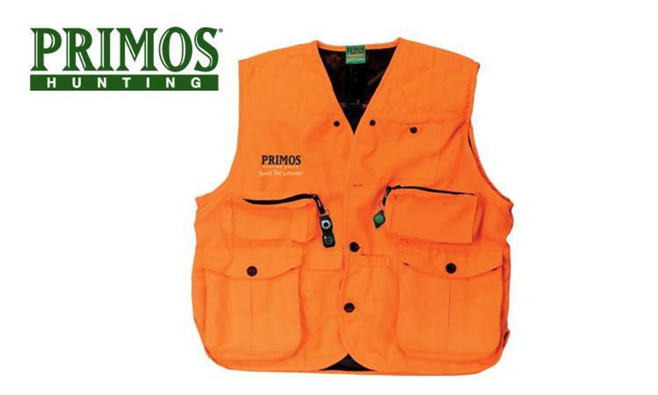 Primos Hunting Gunhunter's Vest, Blaze Orange M-3XL #65702 - Al Flaherty's  Outdoor Store