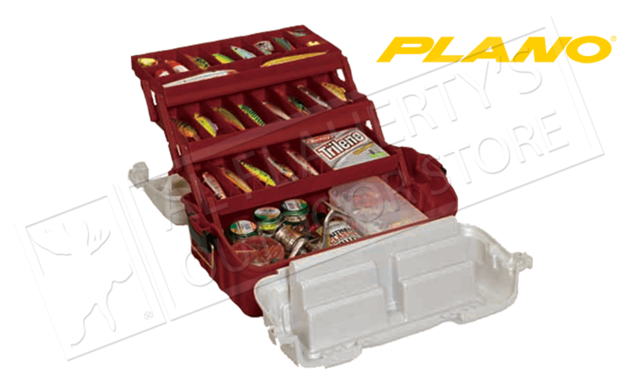 PLANO Let's Fish! 2-Tray Tackle Box with 150 Piece Starter Tackle Kit