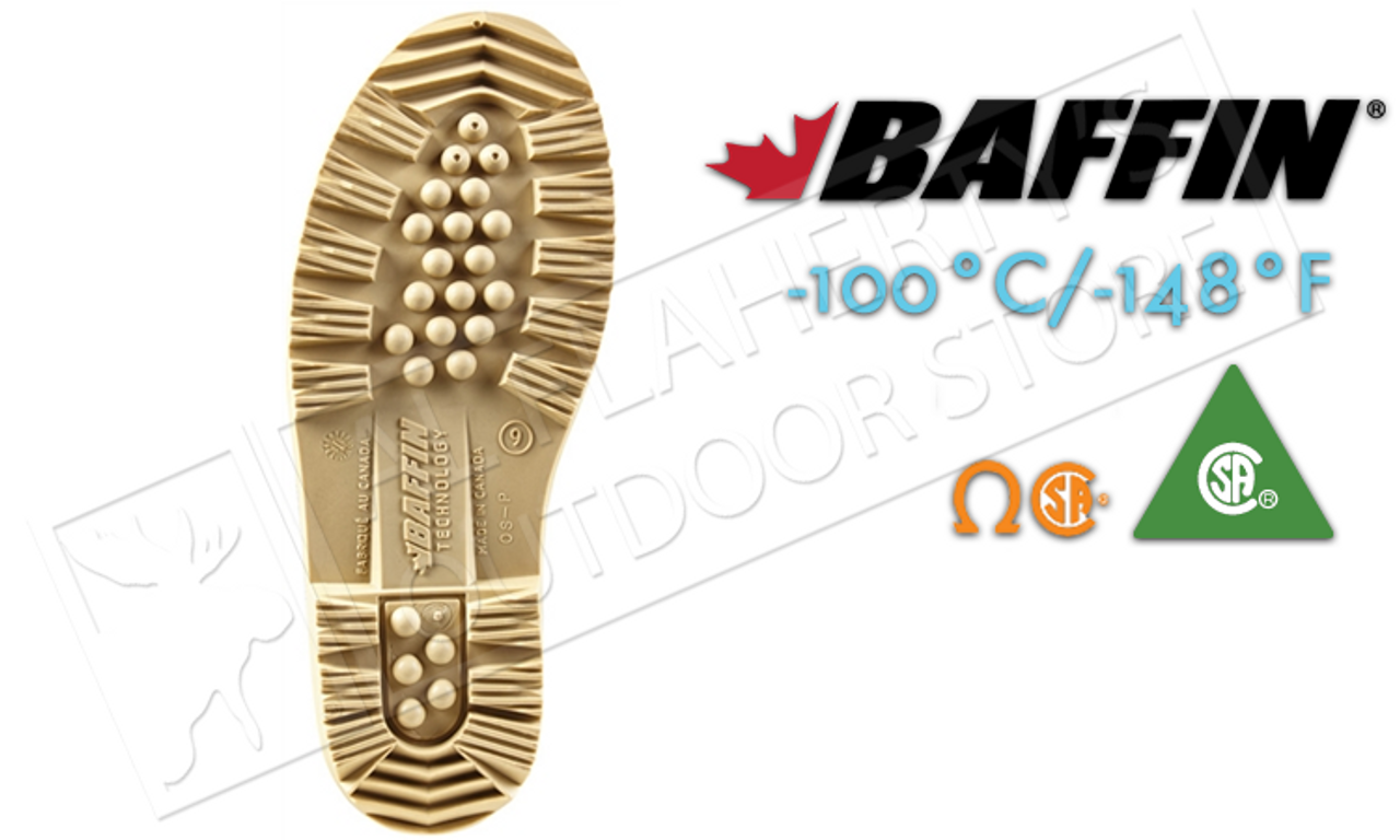 Baffin Safety Boots Titan -100°C / -148°F, Sizes 8 to 13 #23590000 - Al  Flaherty's Outdoor Store