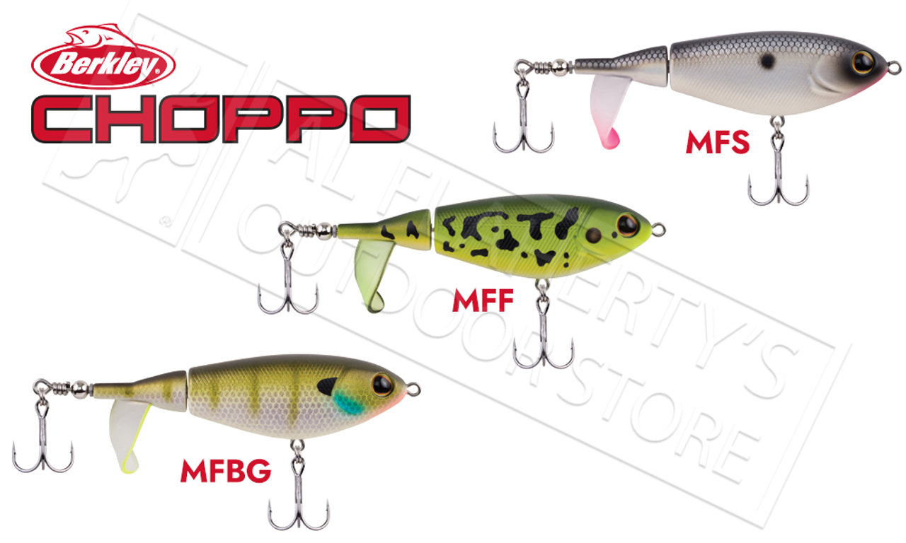 Berkley BHBCP90-MFF Fishing Lure, Choppo, 2-Hook, MF Frog Lure