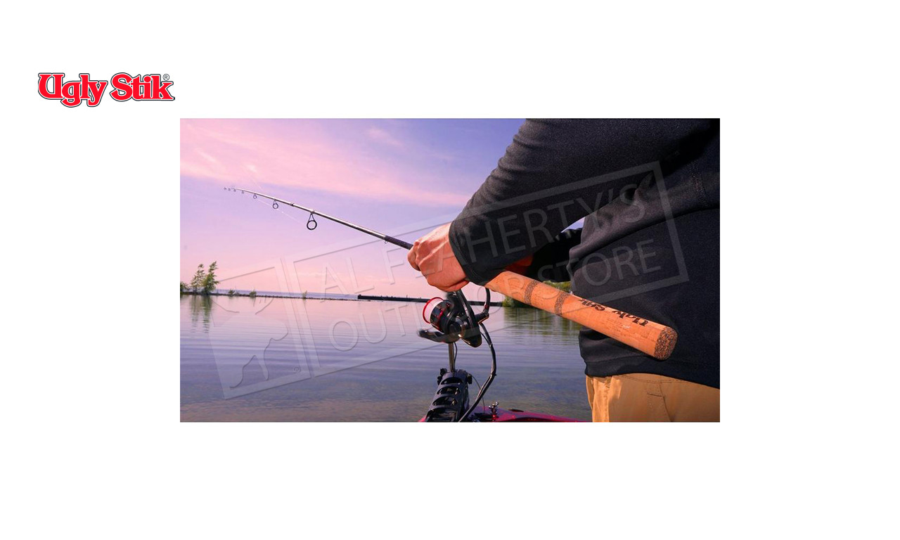  Shakespeare Ugly Stik 6' Elite Spinning Rod, Two Piece  Spinning Rod, 8-17lb Line Rating, Medium Heavy Rod Power, Fast Action,  1/4-3/4 oz. Lure Rating : Sports & Outdoors