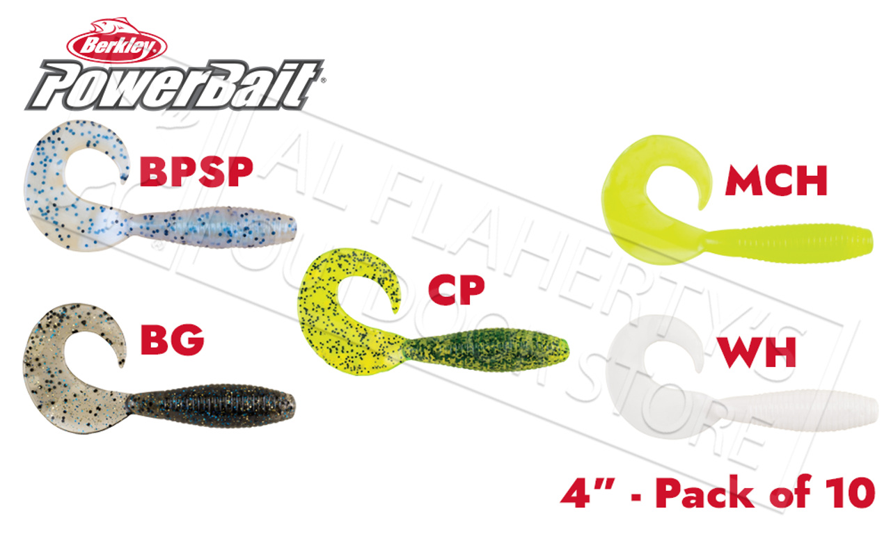 Berkley Powerbait 4 Grub Plastics